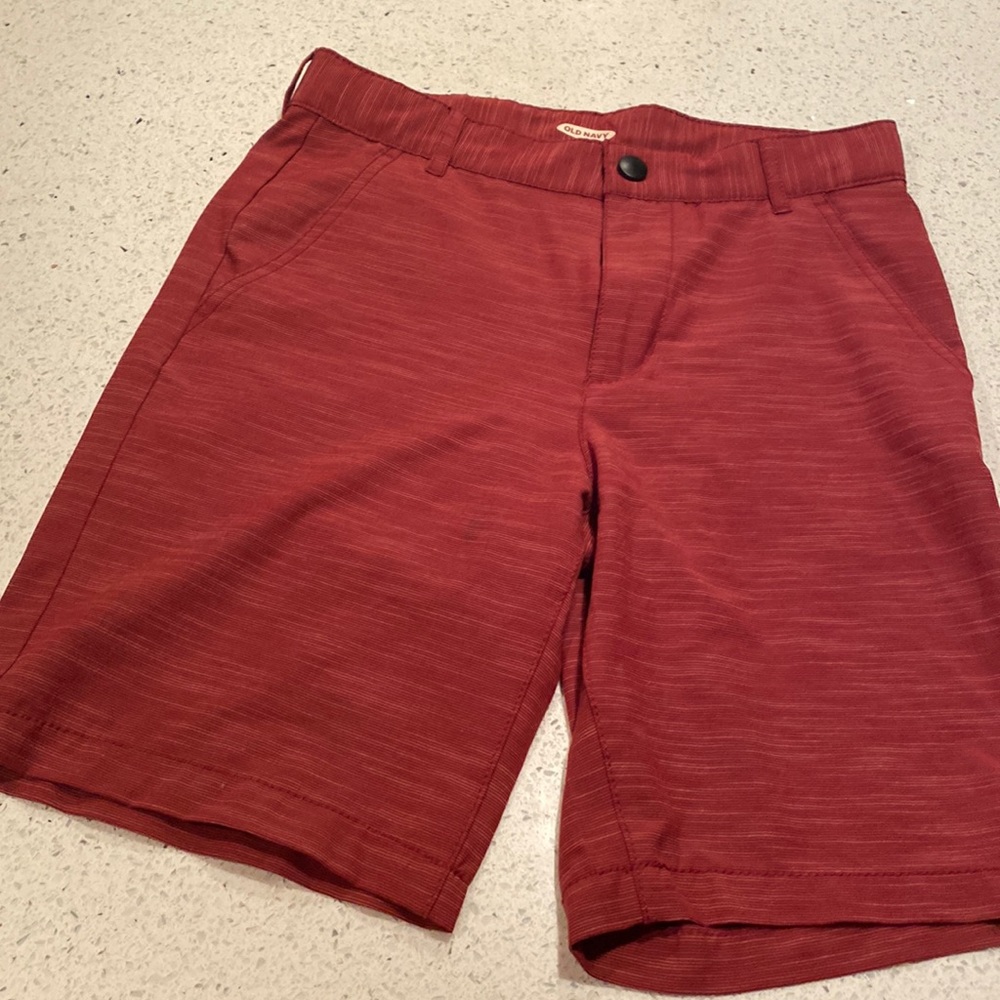 Red Old Navy dress shorts | Boys 12